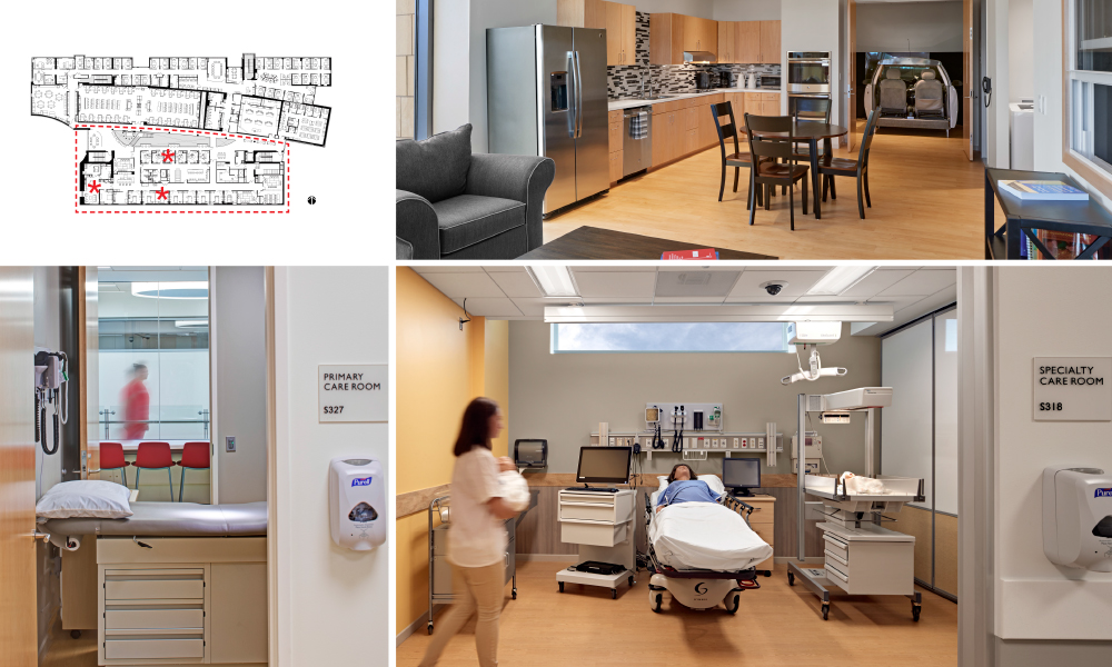 <p>Outpatient, inpatient, and home care settings are provided in the 8,000 SF simulation suite.</p>
