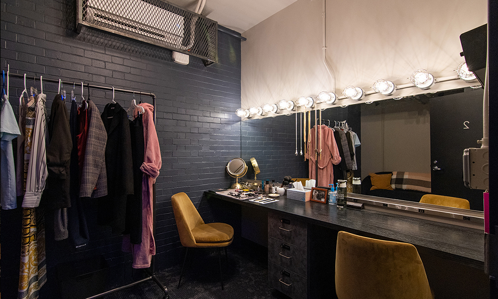 <p>Updated performer dressing rooms. </p>
