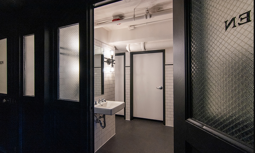 <p>Upgraded bathrooms for both patrons and performers.</p>
