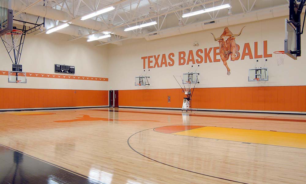 <p>ERWIN CENTER AND COOLEY PAVILION</p>
<p>Cooley Pavilion, the new $17.5 million basketball practice facility was constructed adjacent to the Erwin Center.</p>
