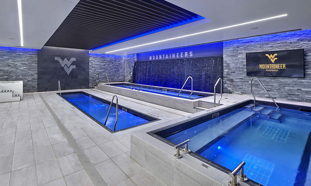 <p>Renovated training room with a new hydrotherapy center introduces state-of-the-art technology trends in sports medicine, while also improving the recovery of players.</p>
