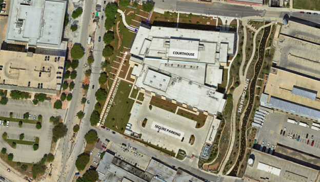 San Antonio Federal Courthouse Site Aerial