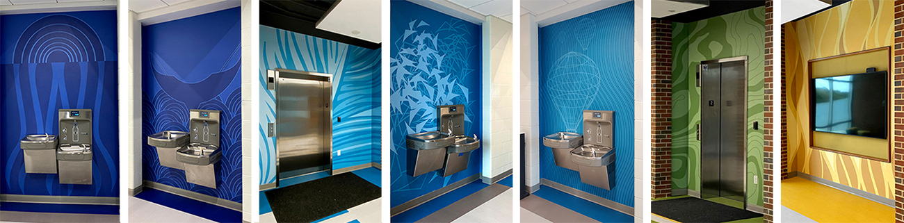 Groton Middle School Fountain Graphics