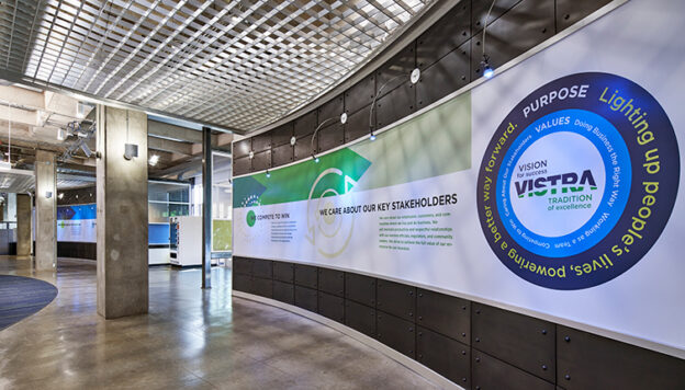 Vistra Energy Experiential Graphics