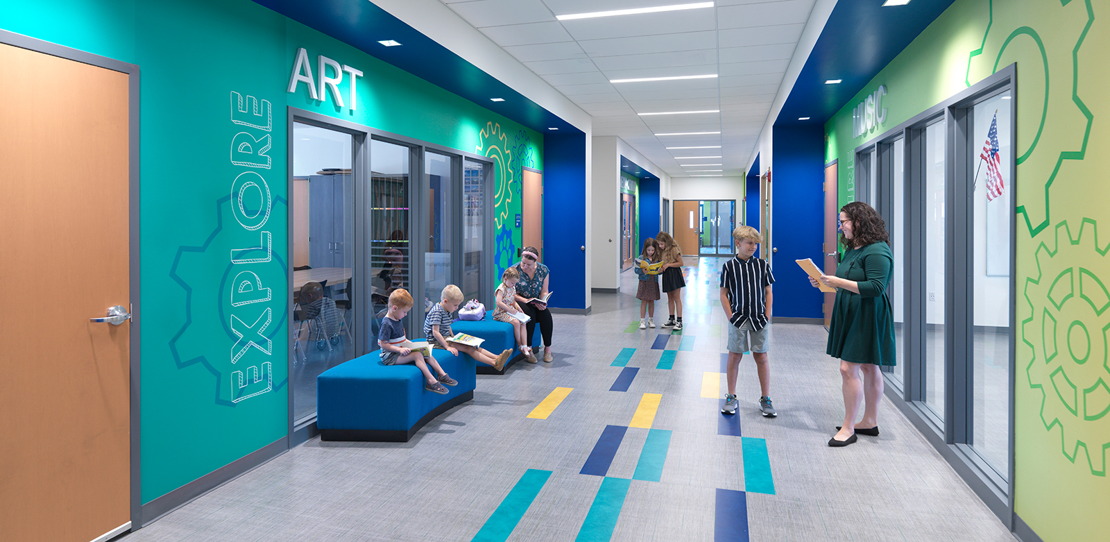 Henry J. Winters Elementary School, Integrated Environmental Graphics