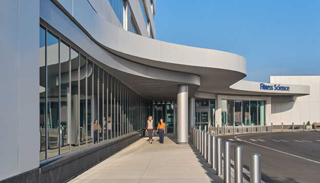 University of Rochester Center for Orthopaedics and Physical Performance Entry Canopy