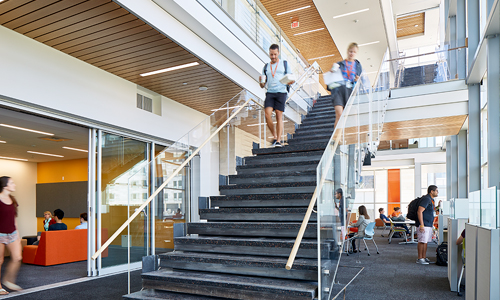 Dell Medical School Social Stair