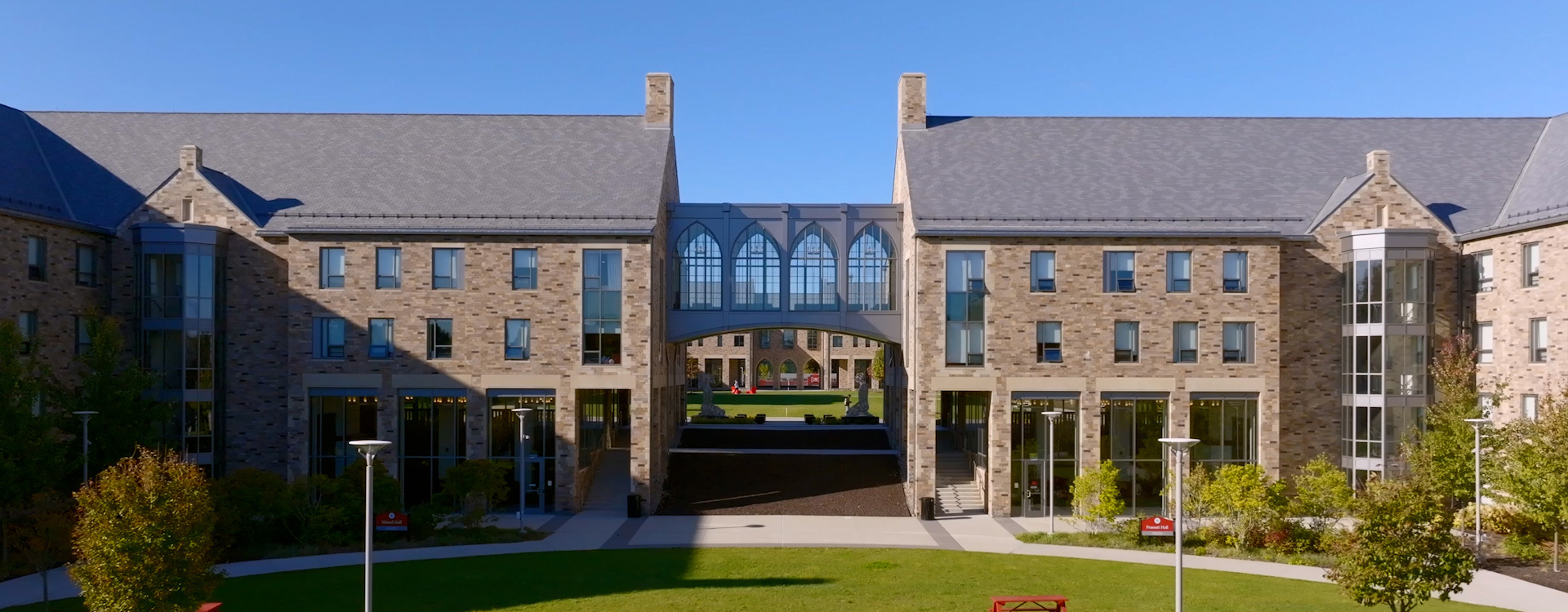 Sacred Heart University Pioneer Village Fly Through