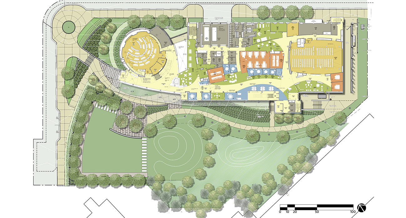 Western Michigan University School of Medicine Floor Plan and Site Plan