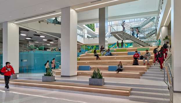 Temple University College of Public Health Connecting Stairs