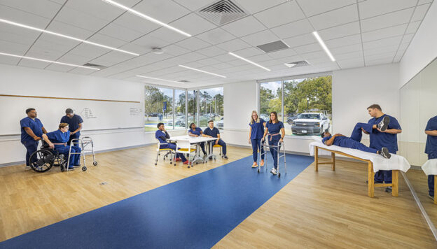 Albany State University Nursing and Health Sciences Simulation Center flex lab