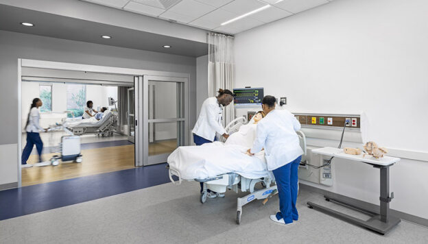Albany State University Simulation Impact Interior bedside
