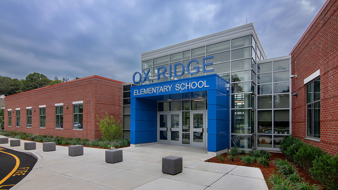 Ox Ridge Elementary School Exterior Entry