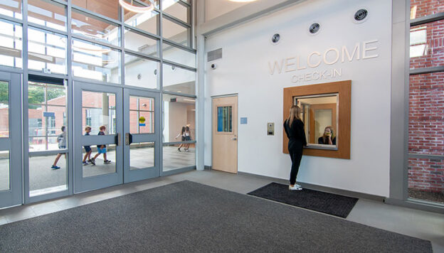 Ox Ridge Elementary Security Lobby