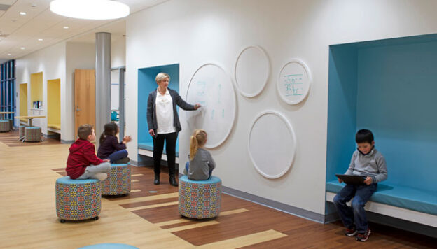 Stephen Olney Elementary School Learning Corridor