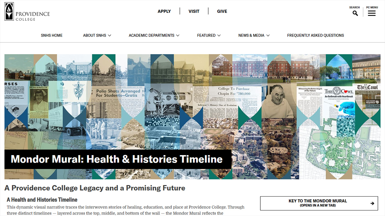 Providence College Health and Histories Mural