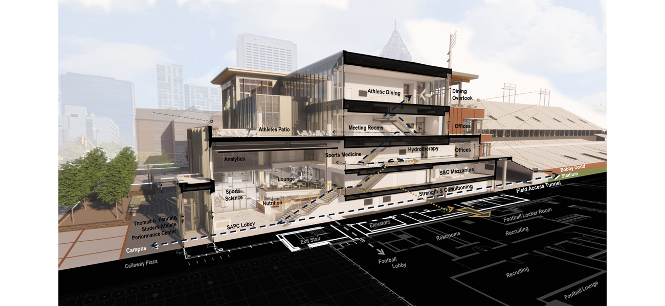 Georgia Tech Student Performance Center Section