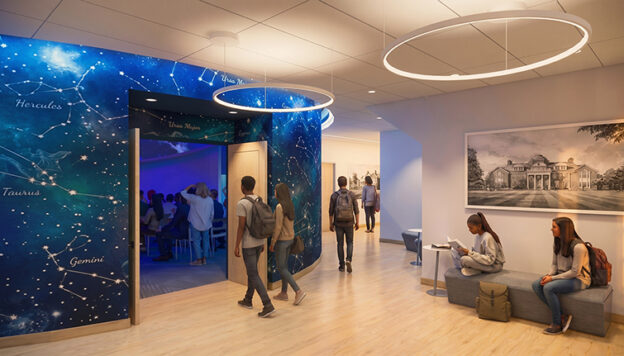 The Hopkins School Gibbs Center for Innovation and Technology Interior Rendering